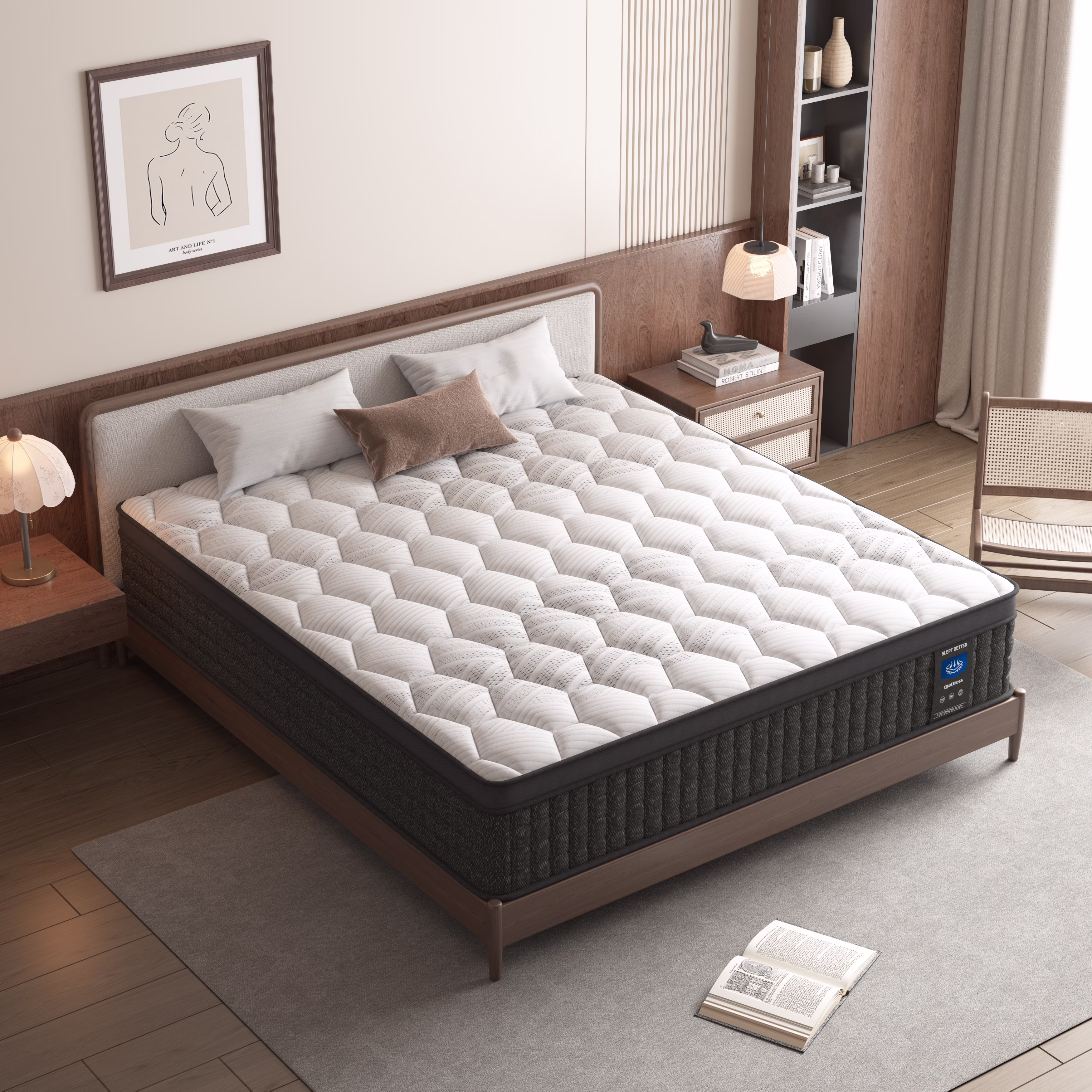 Ecosa Original Memory Foam Mattress Queen 25cm