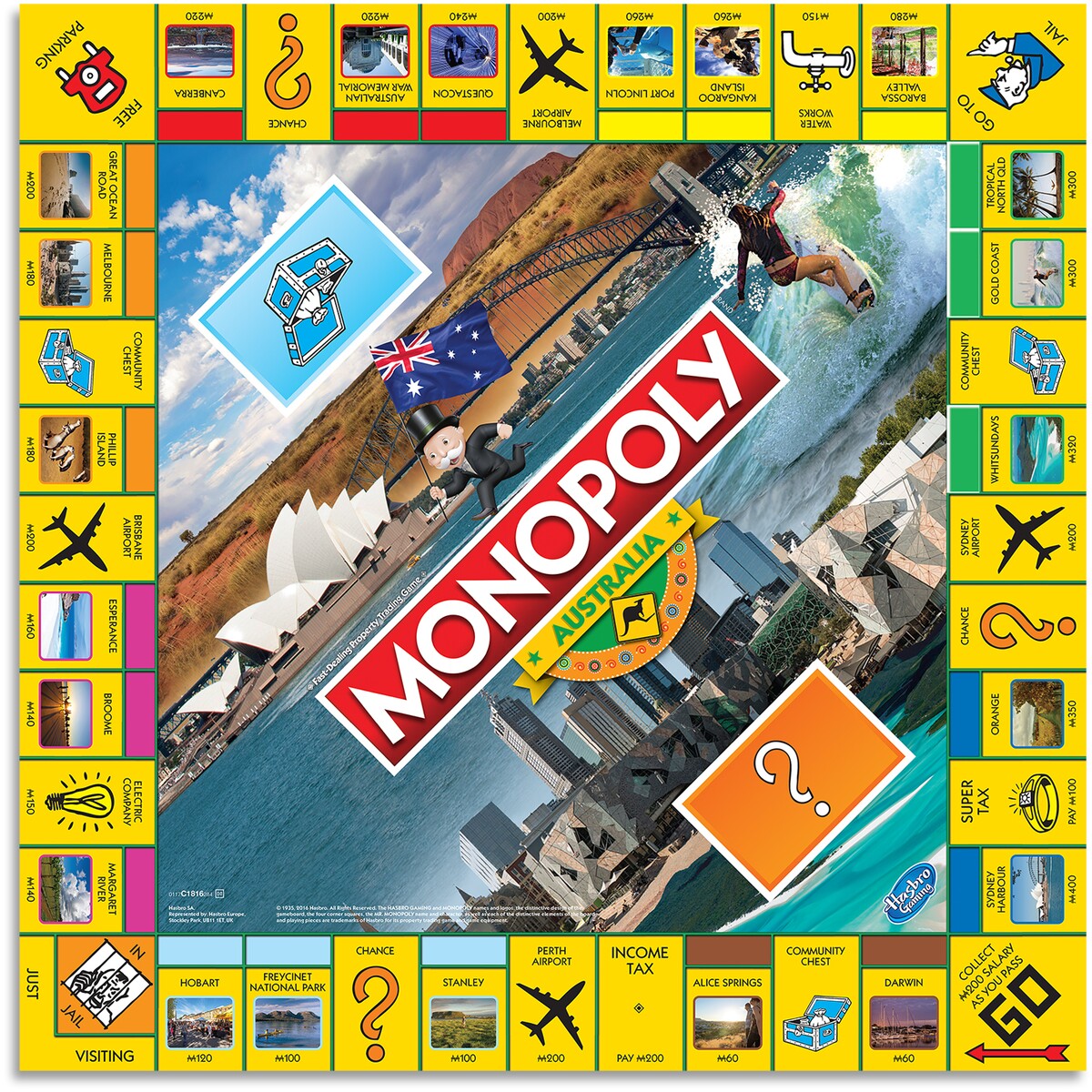 Hasbro Monopoly Australia Edition Board Game