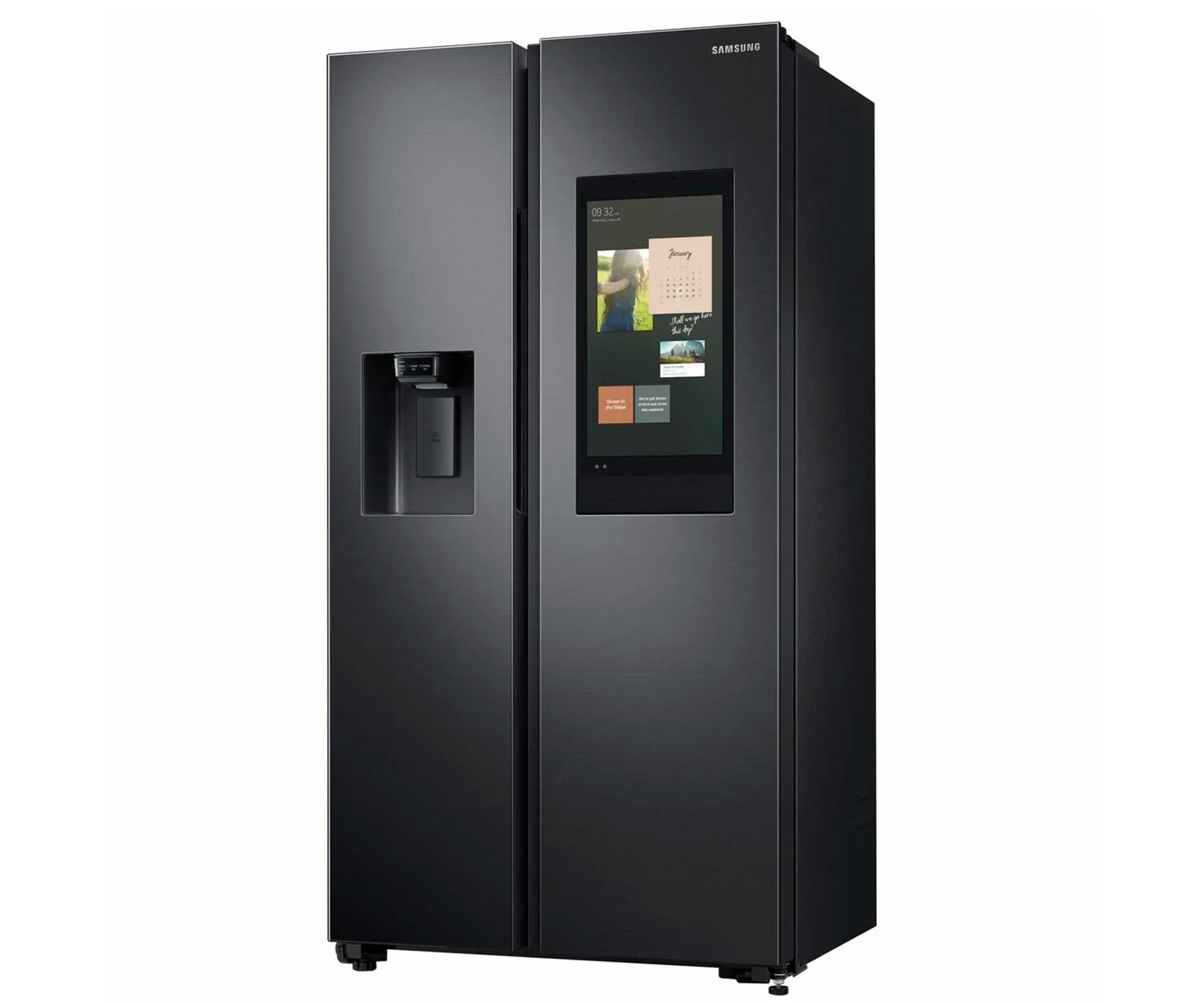 Haier 441L French Door Fridge with Water Dispenser (Black)