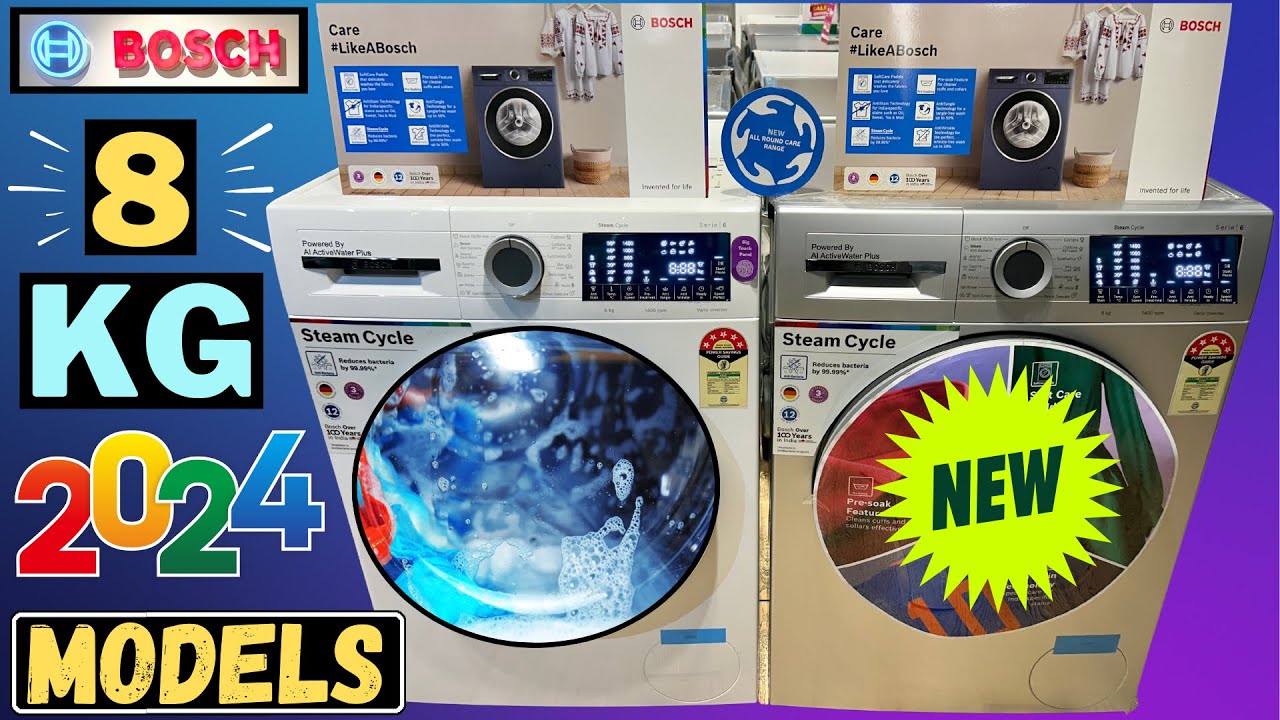 Bosch Serie 6 10kg Front Load Washing Machine (White)